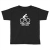 funny eco bicycle (2) Toddler T-shirt