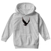 black raven with red eye Youth Hoodie