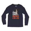 This Girl Loves Her Border Collie Long Sleeve Shirts