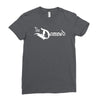 the damned band logo screen printed retro Ladies Fitted T-Shirt