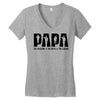 papa Women's V-Neck T-Shirt