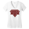 super mom 2 Women's V-Neck T-Shirt