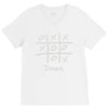 tic tac toe draw V-Neck Tee