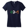conor stop him at 49 1 Women's V-Neck T-Shirt