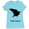 team damon salvatore (4) Ladies Fitted T-Shirt