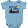 Vincent Van Gogh The Starry Night Baby Bodysuit