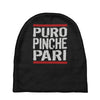 puro pinche pari funny Baby Beanies