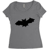 bat Women's Triblend Scoop T-shirt