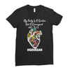 my body is a garden, not a graveyard black Ladies Fitted T-Shirt