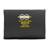 new mens womens kids eye got mad minion skills and stuff funny novelty Accessory Pouches