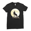 howl at the moon Ladies Fitted T-Shirt