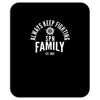 always keep fighting logo Mousepad