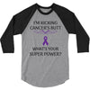 I Am Kicking Cancers Butt Whats Your Superpower? 3/4 Sleeve Shirt
