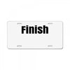 finish License Plate