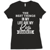 the best thing in my life are my kids and my grandkids Ladies Fitted T-Shirt