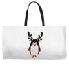 christmas penguin Weekender Totes
