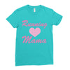 running mama Ladies Fitted T-Shirt