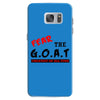 the goat white t shirt greatest of all time basketball baseball footba Samsung Galaxy S7