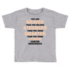 Braver Stronger Smarter Uterine Cancer Awareness Toddler T-shirt