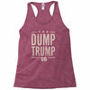 dump trump Racerback Tank