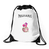 Pregosaurus Girl Drawstring Bags