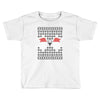 ugly santa noel Toddler T-shirt