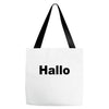 hallo Tote Bags