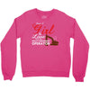 Just A Girl In Love With Her Heavy Equipment Operator Crewneck Sweatshirt