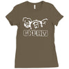 cream rock band punk Ladies Fitted T-Shirt