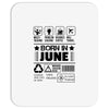 Born In June Mousepad