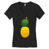 pineapple christmas tree Women's V-Neck T-Shirt