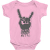 death to all but metal Baby Onesie