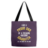 I'm A Proud Dad Of A Freaking Awesome daughter Tote Bags