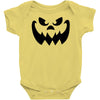 evil pumpkin face halloween costume Baby Onesie