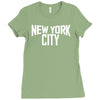 new york city ringer Ladies Fitted T-Shirt