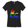 dungeons and dragons lgbtq Women's V-Neck T-Shirt