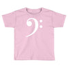 bass clef hat Toddler T-shirt