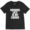 running late is my cardio V-Neck Tee