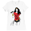 wonder woman Ladies Fitted T-Shirt