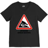 warning descent V-Neck Tee