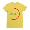 time check Ladies Fitted T-Shirt
