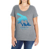 mega water Ladies Curvy T-Shirt