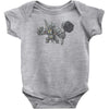 overwatch reinhardt cute Baby Onesie