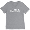 evolution dirt bike motorcross V-Neck Tee