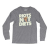 riots not diets Long Sleeve Shirts