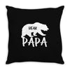 Papa Bear Throw Pillow