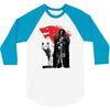 the king and the white wol 3/4 Sleeve Shirt