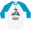 rebel   blackout 3/4 Sleeve Shirt