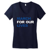 March For Our Lives Women's V-Neck T-Shirt