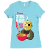 camp crystal flakes Ladies Fitted T-Shirt